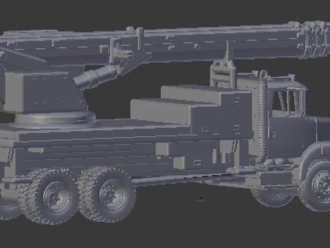 Volvo wg crane 3D Print Model