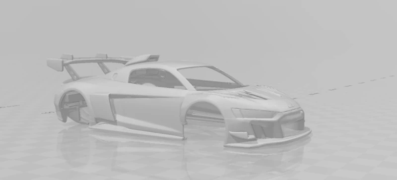 Audi r8 lm gt 3D Print Model .c4d .max .obj .3ds .fbx .stl .blend