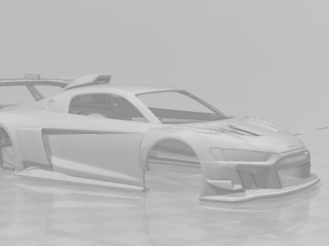 Audi r8 lm gt Modelo de impresión 3D