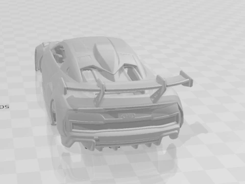 Audi r8 lm gt 3D Print Model