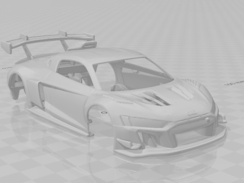 Audi r8 lm gt Modèles 3D en vedette