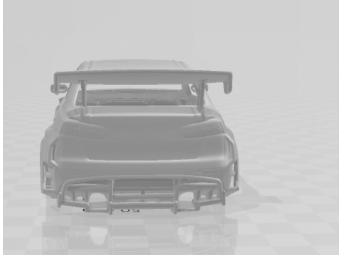 Mitsubishi lancer evo x custom Model do druku 3D