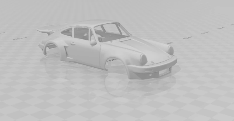 Porsche 911 rsr 3D Print Model .c4d .max .obj .3ds .fbx .stl .blend