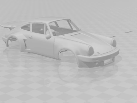 Porsche 911 rsr 3D Baskı Modeli