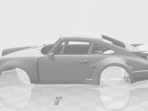 Porsche 911 rsr 3D Print Model