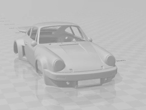 Porsche 911 rsr 3D Print Model