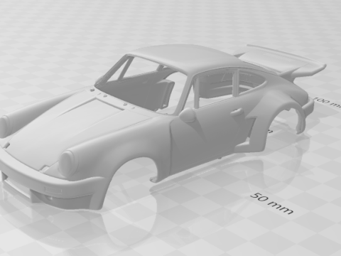 Porsche 911 rsr Modello di stampa 3D