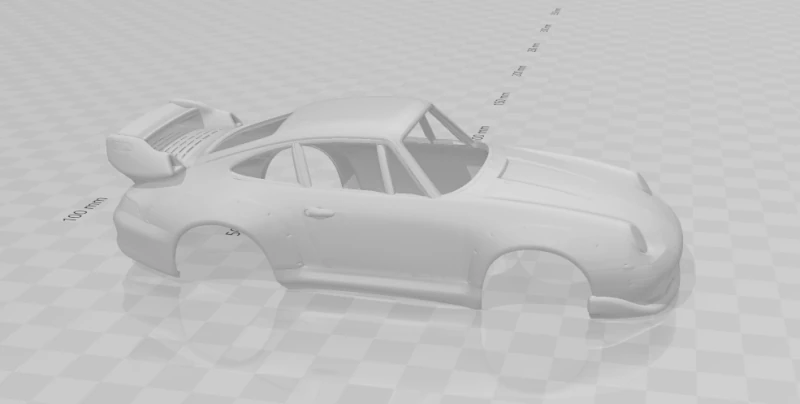 Porsche 911gt 3D Print Model .c4d .max .obj .3ds .fbx .stl .blend 