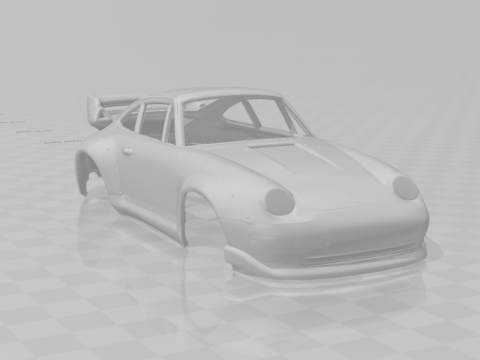 Porsche 911gt 3D प्रिंट मॉडल