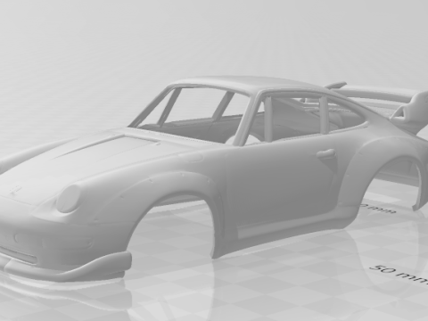 Porsche 911gt 3D प्रिंट मॉडल