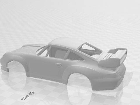 Porsche 911gt 3D प्रिंट मॉडल