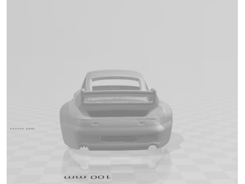 Porsche 911gt 3D प्रिंट मॉडल