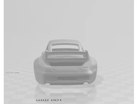 Porsche 911gt 3D Print Model