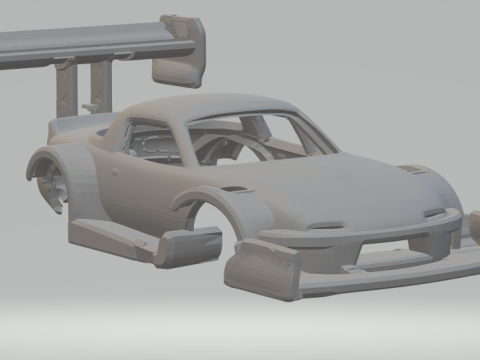 Mazda miata mx5 extreme car 3D Print Model