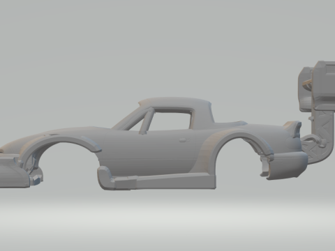 Mazda miata mx5 extreme car 3D Print Model