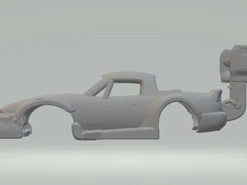 Mazda miata mx5 extreme car 3D Print Model