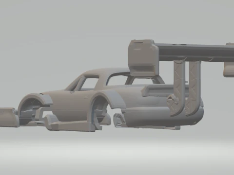 Mazda miata mx5 extreme car 3D Print Model