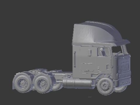 International 9800i high cabin Model do druku 3D