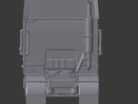 インターナショナル 9800i ハイキャビン 3Dプリントモデル