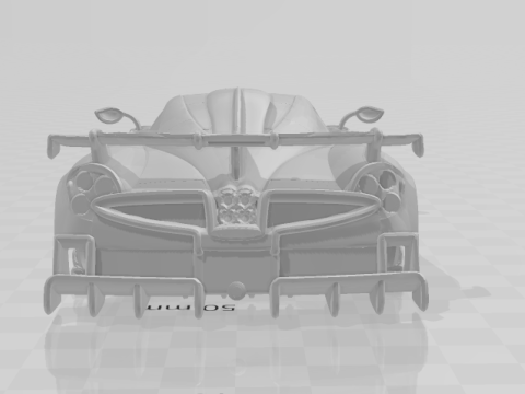 Pagani huayra nc 3D Принт Модель