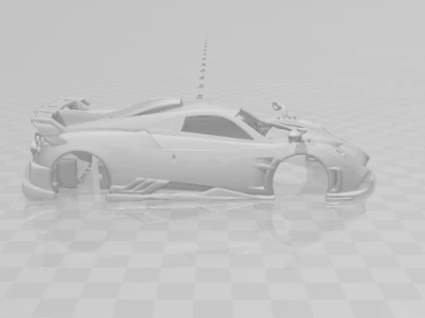 Pagani huayra nc 3D Print Model