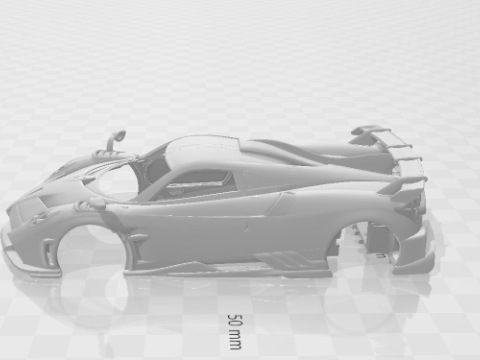 Pagani huayra nc 3D Принт Модель