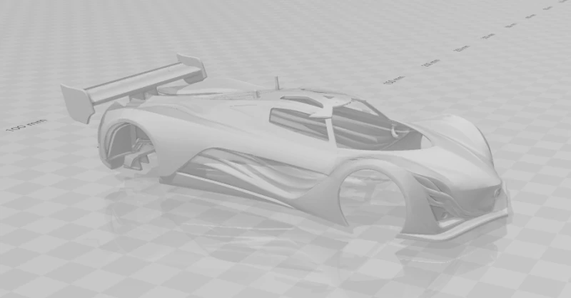 Mazda furai 3D Print Model .c4d .max .obj .3ds .fbx .stl .blend 