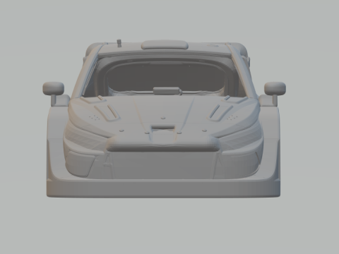 Hyundai i20 rally 3Dプリントモデル