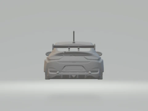 ヒュンダイのレースカー 3Dプリントモデル