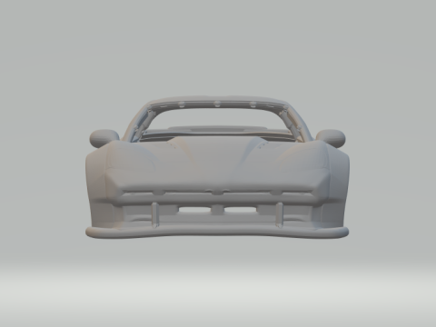 Corvette retro look 3D Druckmodell
