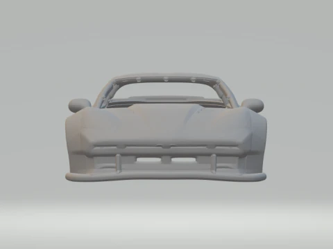 Corvette retro look 3D Print Model