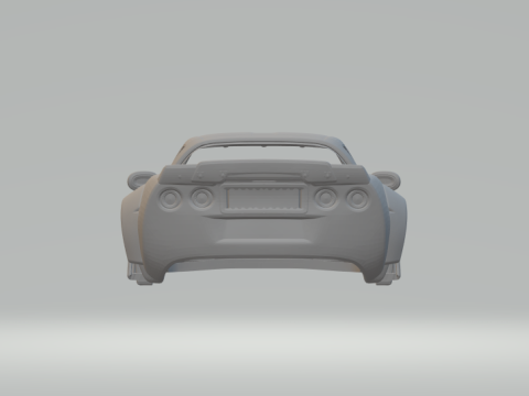 Corvette retro look 3D Druckmodell