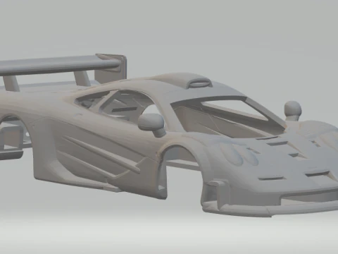 McLaren F1 GTR Le Mans Modelo de impresión 3D