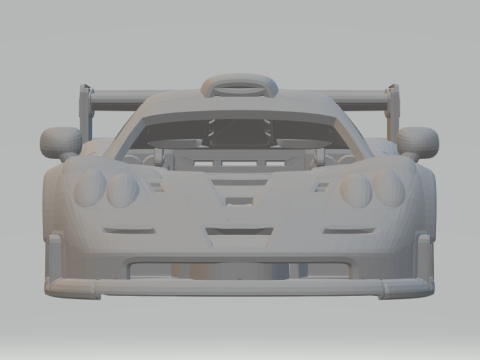 McLaren F1 GTR Le Mans 3Dプリントモデル