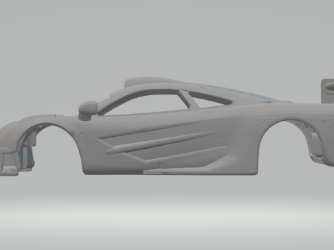 McLaren F1 GTR Le Mans 3Dプリントモデル