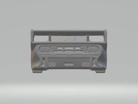 McLaren F1 GTR Le Mans 3Dプリントモデル