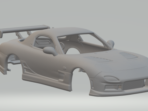 Mazda rx7 Modelo de impresión 3D