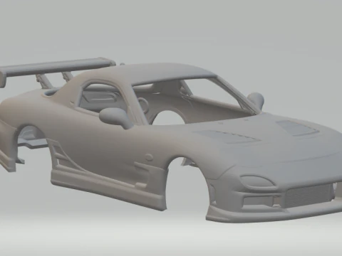 mazda rx7 Modelo de impresión 3D