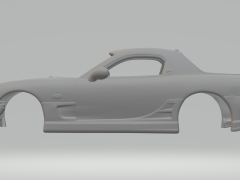 Mazda rx7 3D प्रिंट मॉडल