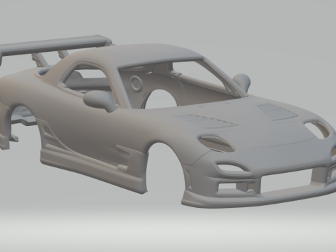 Mazda rx7 3D Print Model