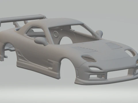 mazda rx7 Modelo de impresión 3D