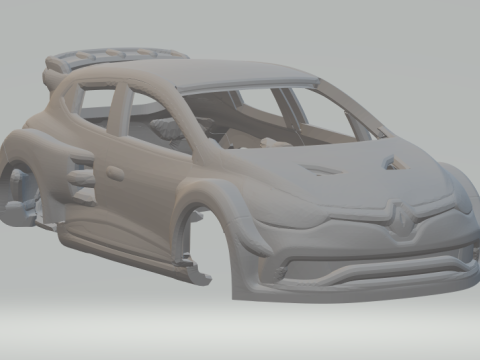 Renault clio rallycross Modelo de Impressão 3D