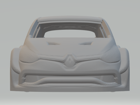 Renault clio rallycross 3D 打印模型