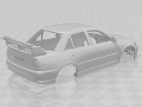 Lancer evo 3D 프린트 모델