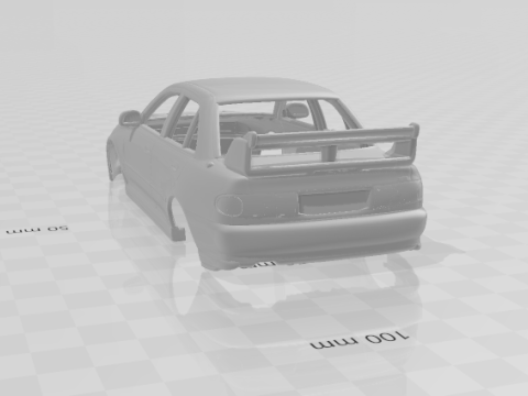 Lancer evo 3D 프린트 모델