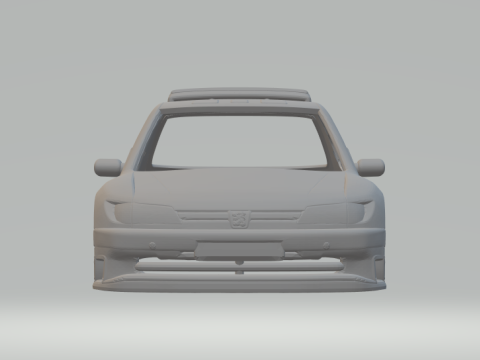 PEUGEOT 306 3Dプリントモデル