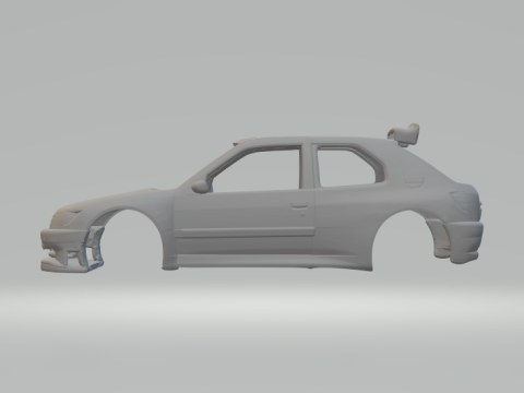 PEUGEOT 306 3Dプリントモデル