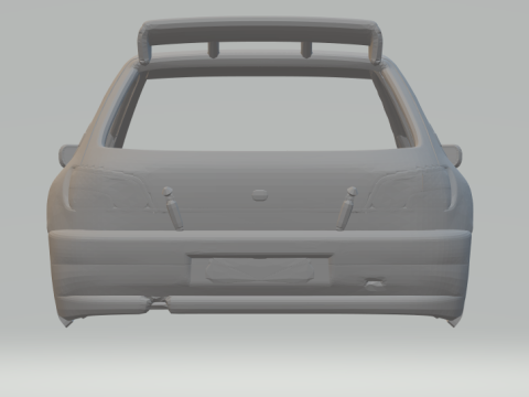 PEUGEOT 306 3Dプリントモデル