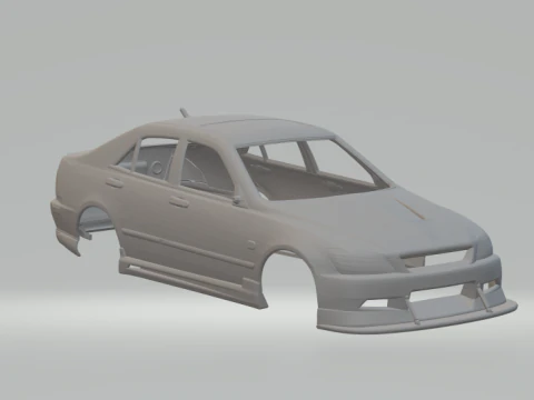 丰田阿尔特扎 3D 打印模型
