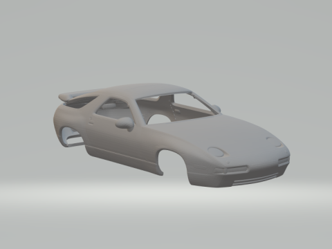 Porsche 928 3Dプリントモデル